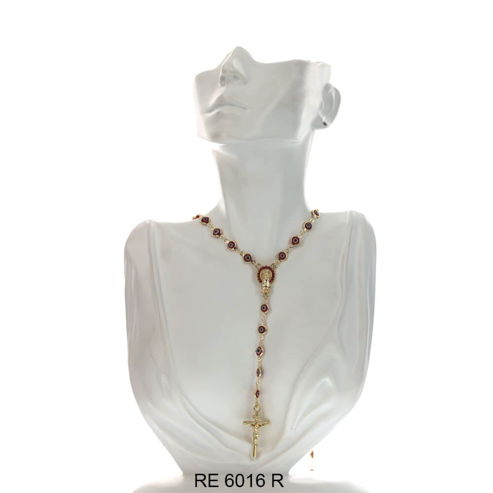Evil Eye Guadalupe Rosary RE 6016 R