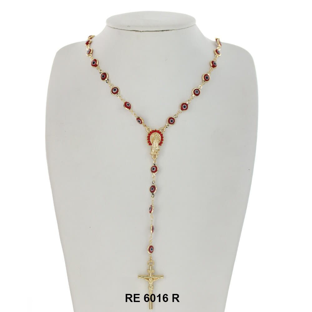 Evil Eye Guadalupe Rosary RE 6016 R