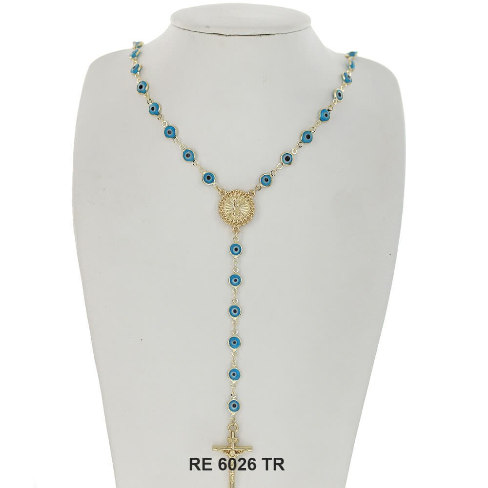 Evil Eye Guadalupe Rosary RE 6026 TR