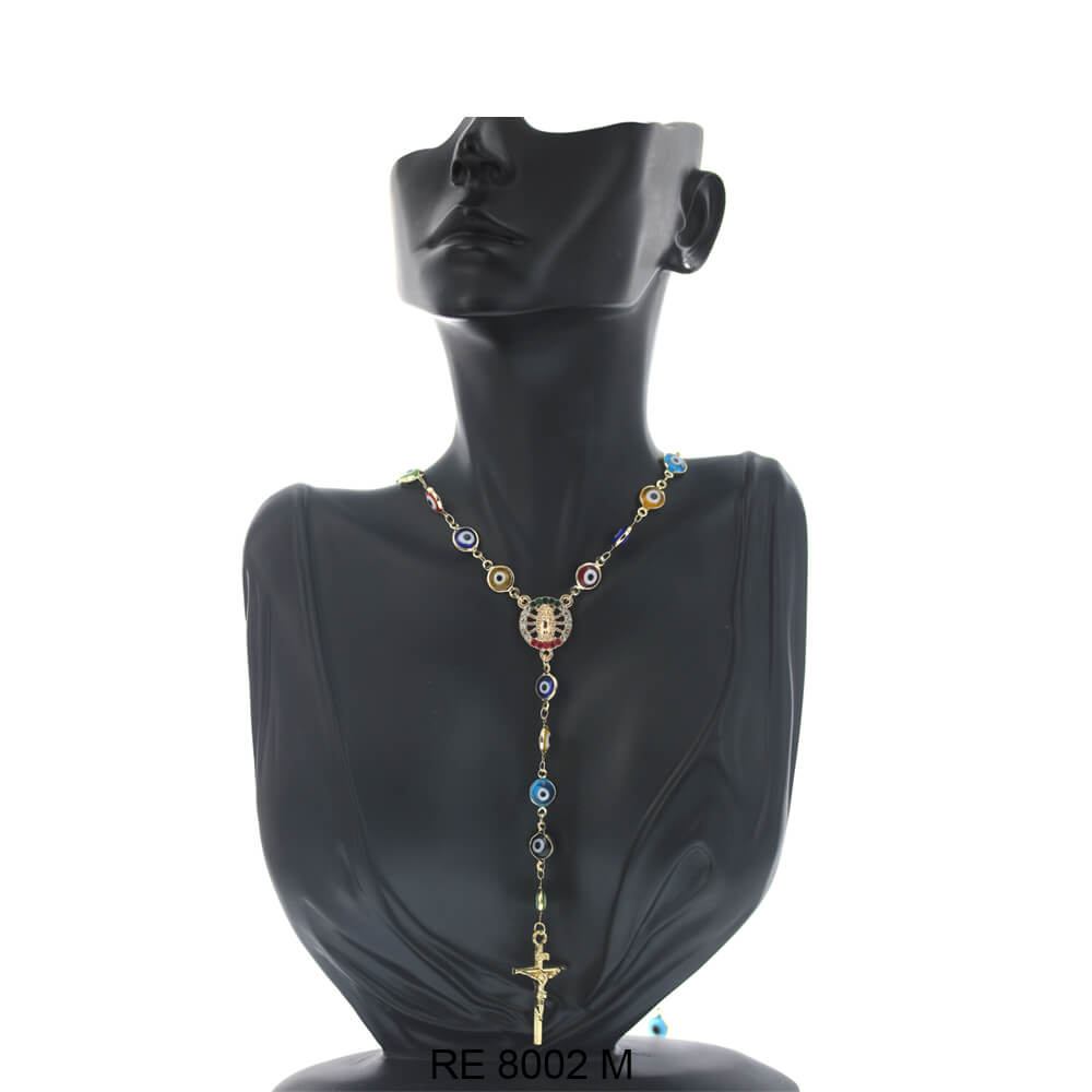 Evil Eye Guadalupe Rosary RE 8002 M