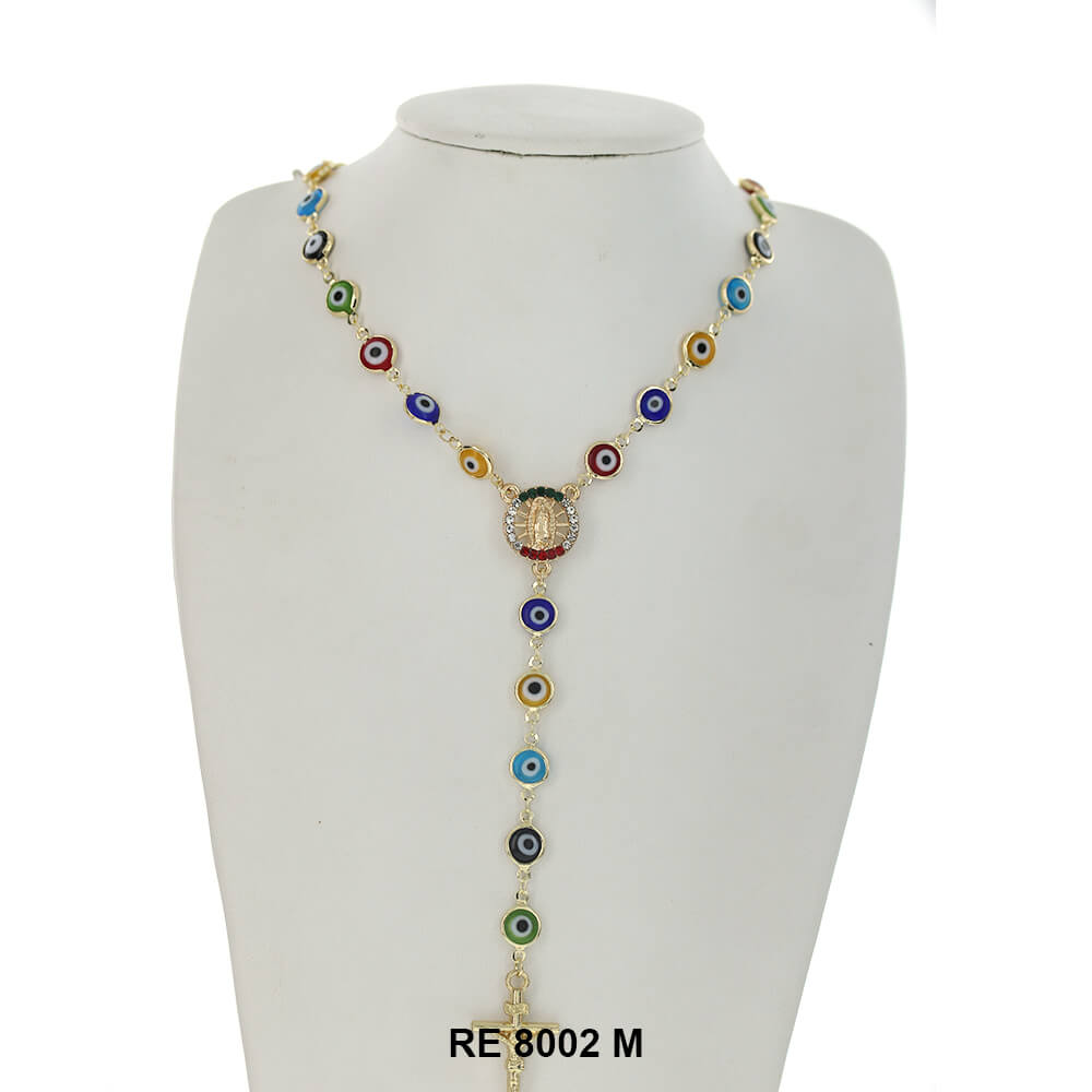 Evil Eye Guadalupe Rosary RE 8002 M