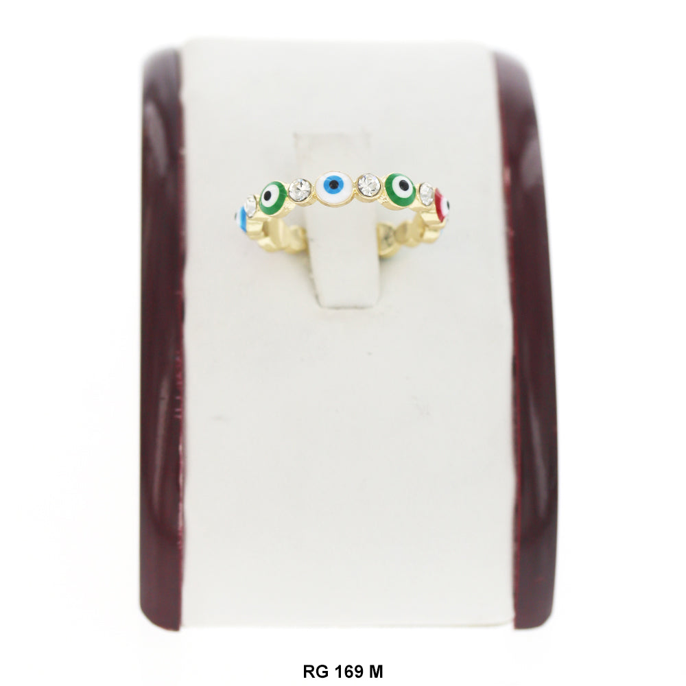 Anillo Evil Eye Con Piedras RG 169 M