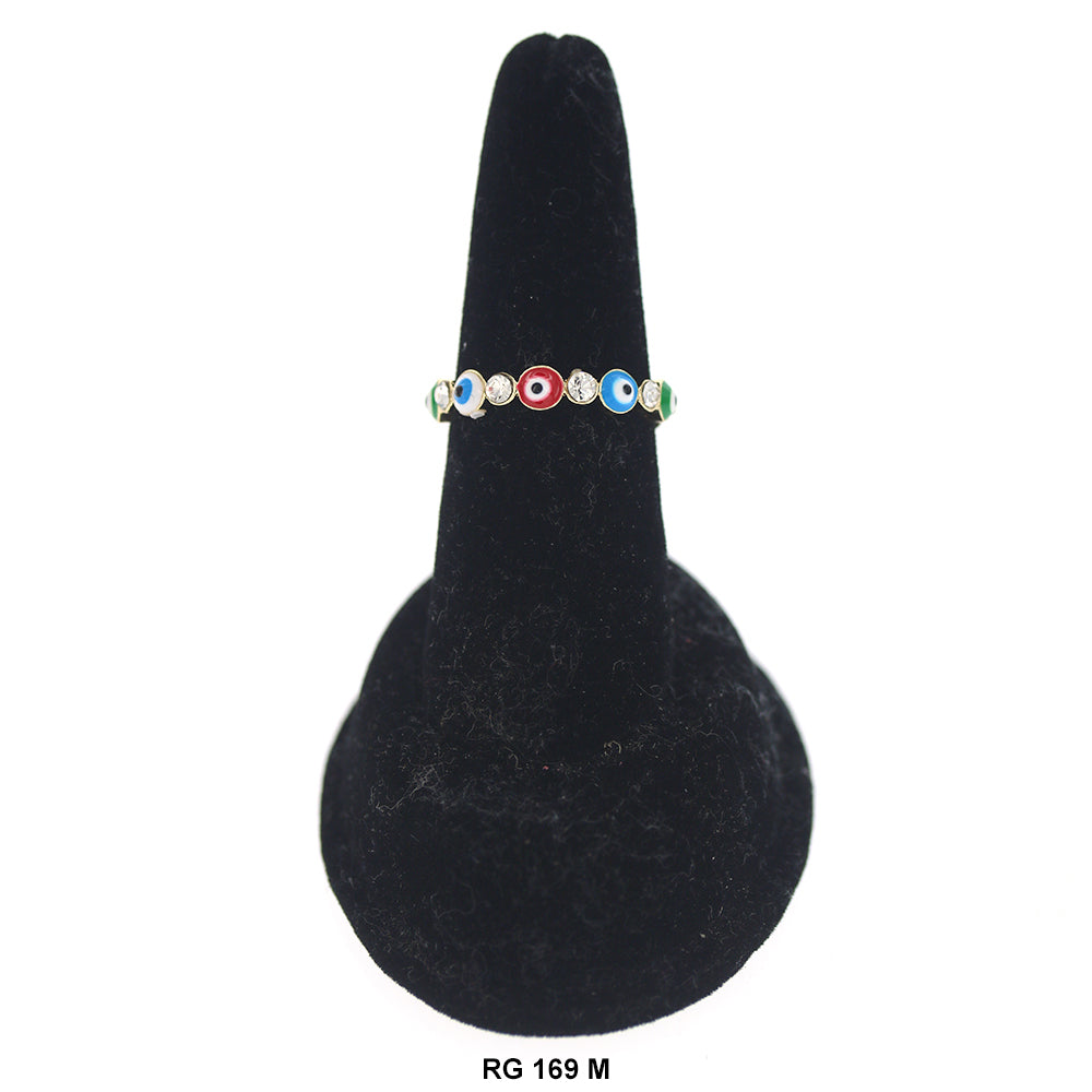 Anillo Evil Eye Con Piedras RG 169 M