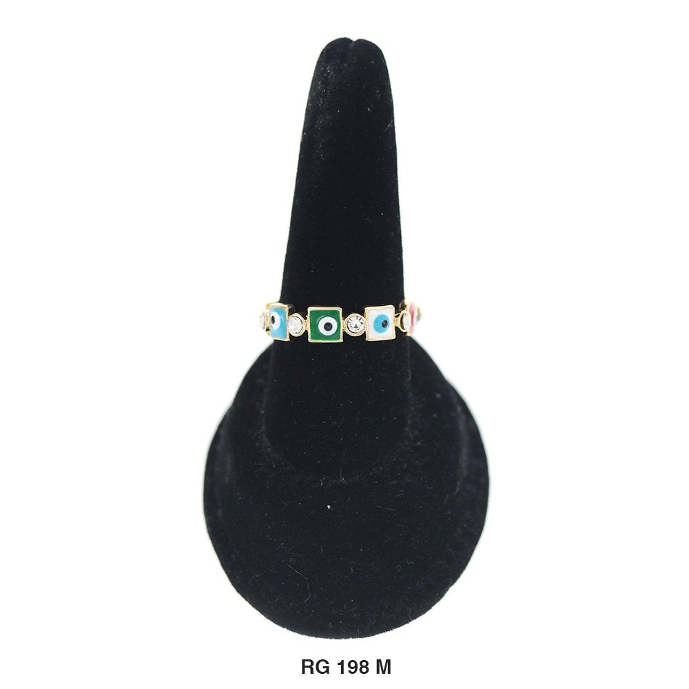 Anillo Evil Eye Con Piedras RG 198 M