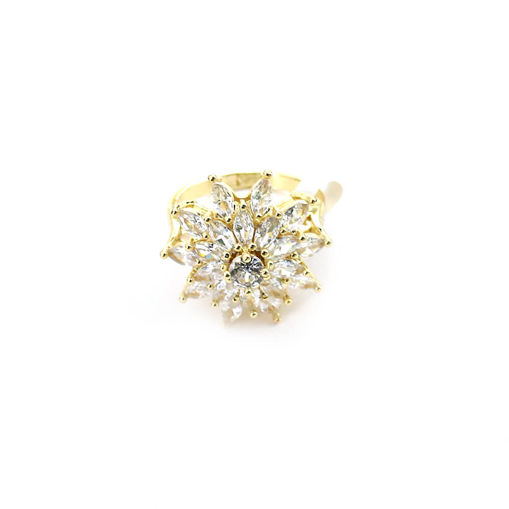 Flower CZ Ring RG 2008 W