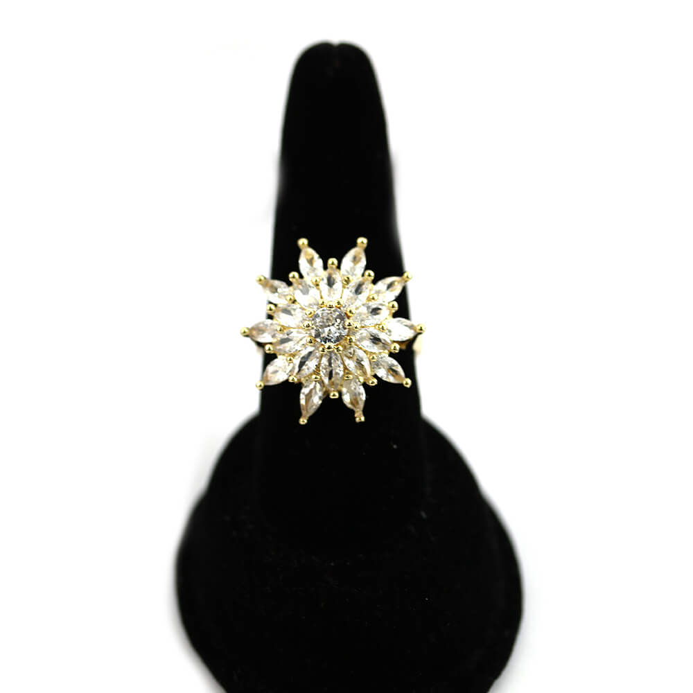 Flower CZ Ring RG 2008 W