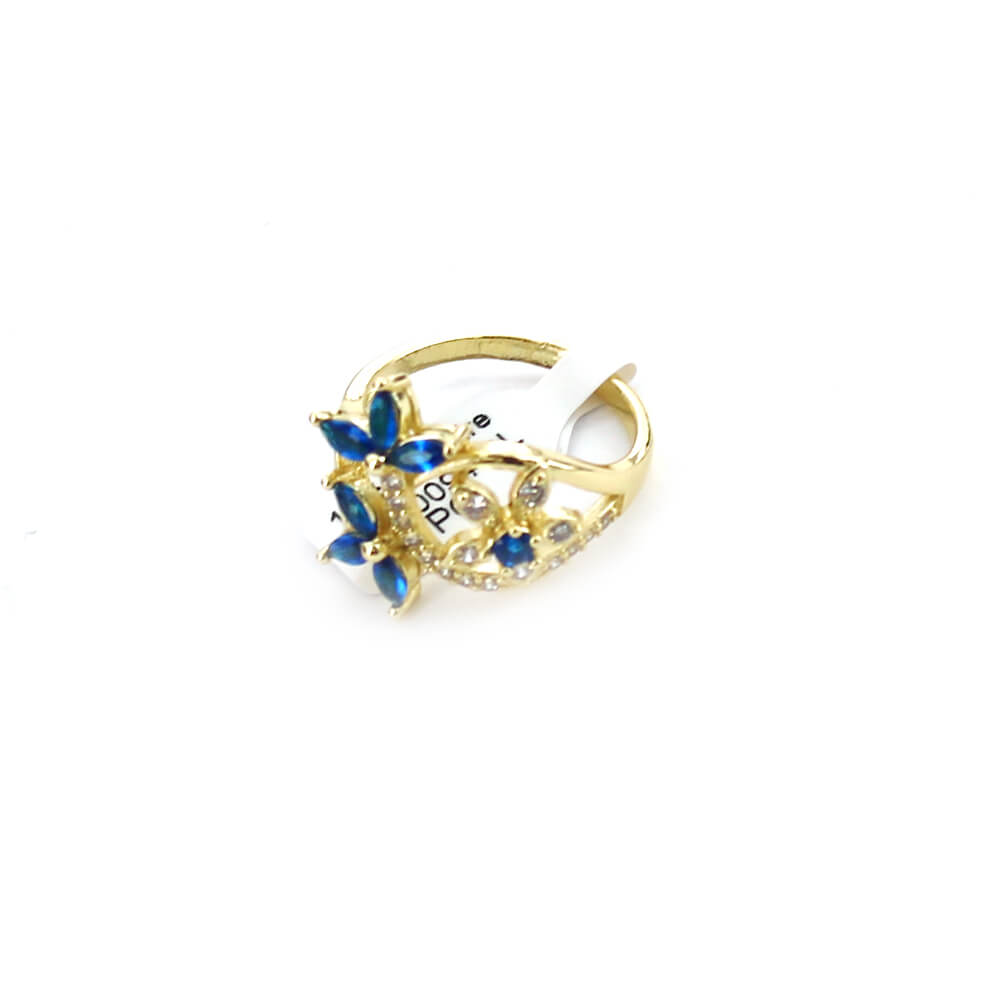 Flower CZ Ring RG 2009 BL