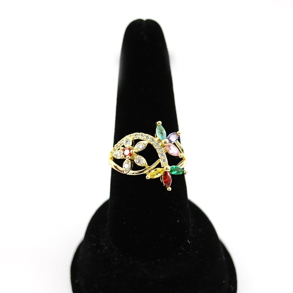 Flower CZ Ring RG 2009 RB