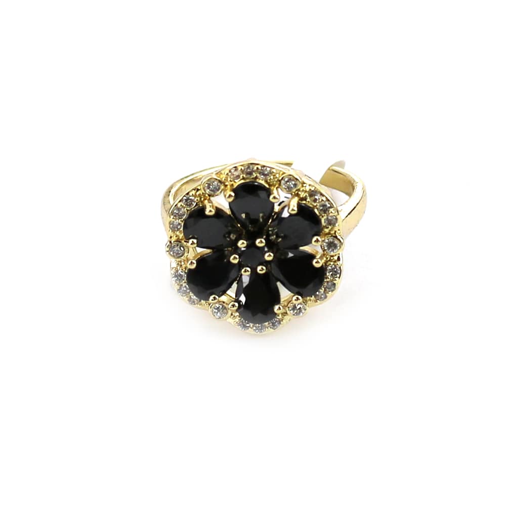 Flower CZ Ring RG 2010 BK