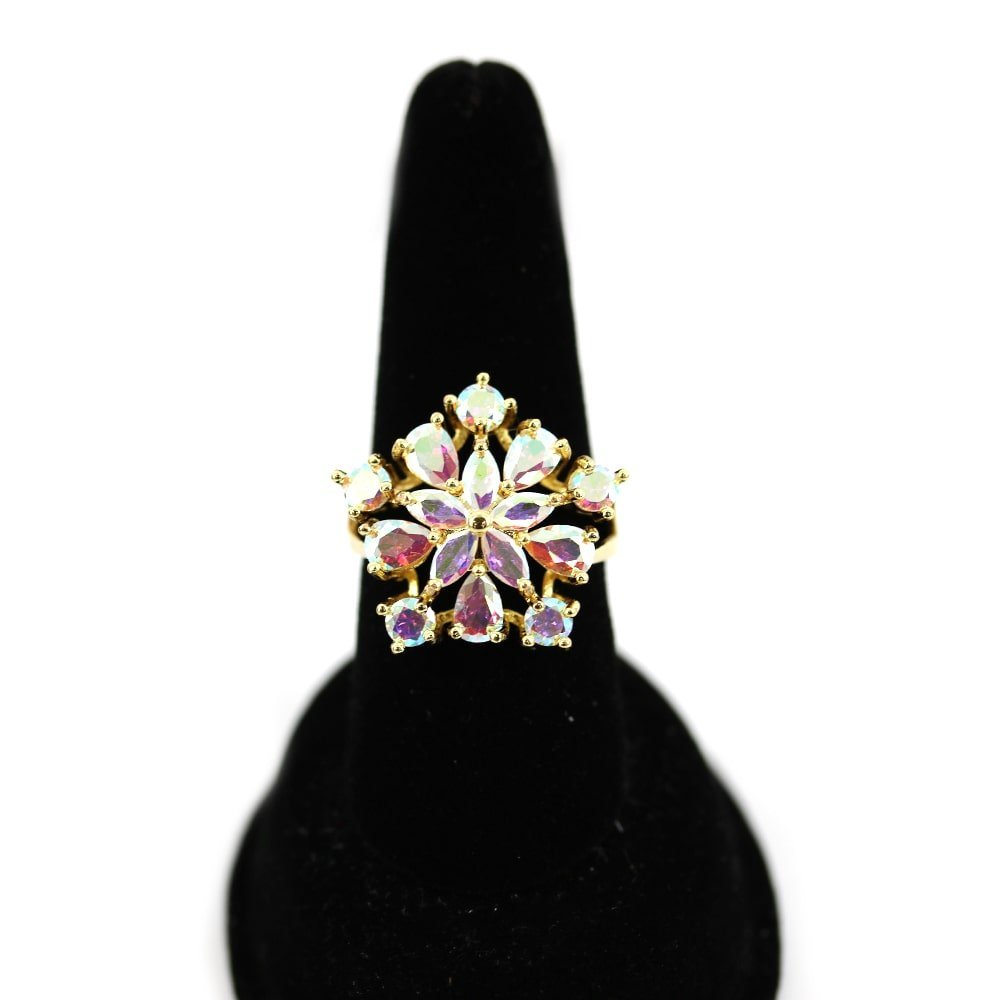 Flower CZ Ring RG 2011 AB