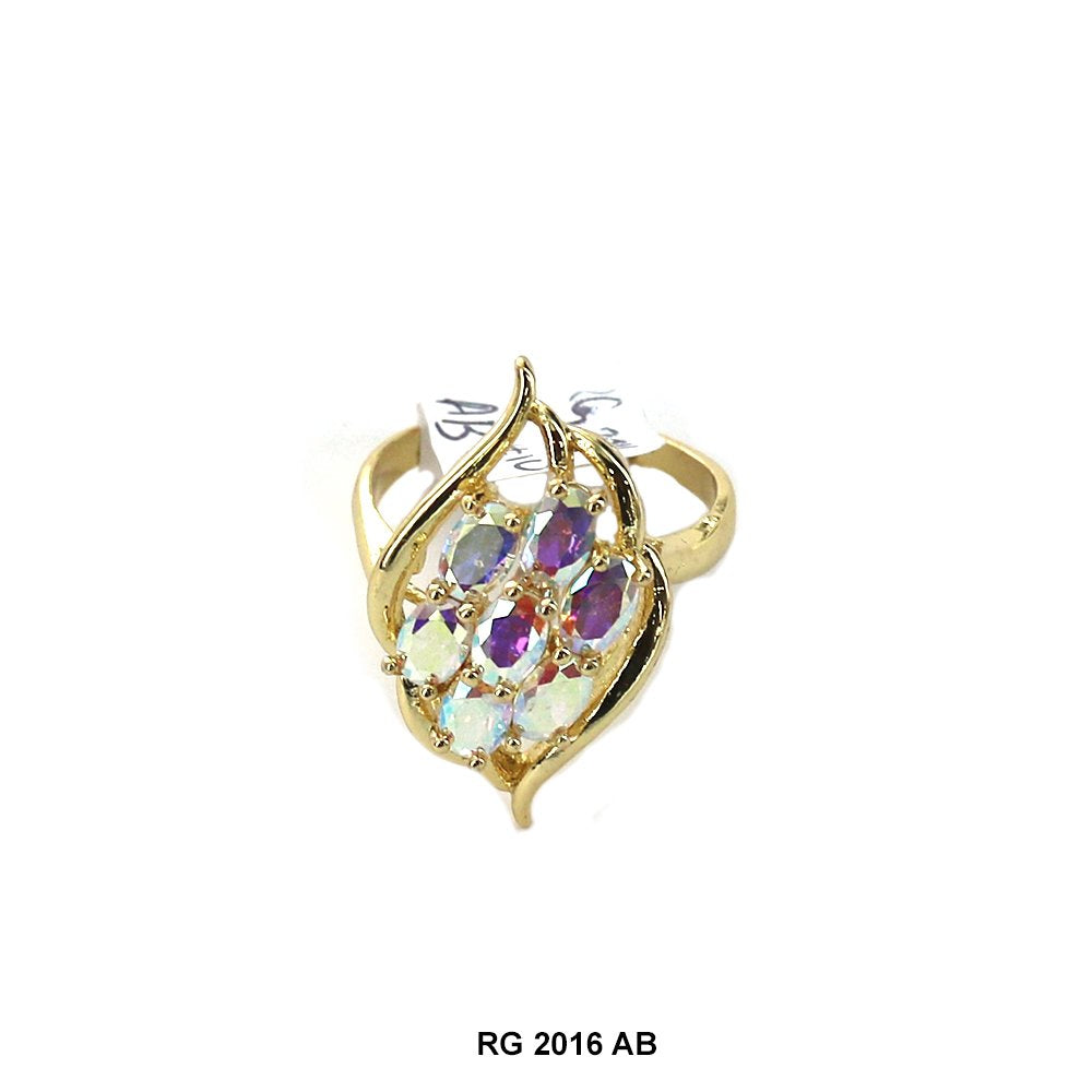 Leaf CZ Ring RG 2016 AB