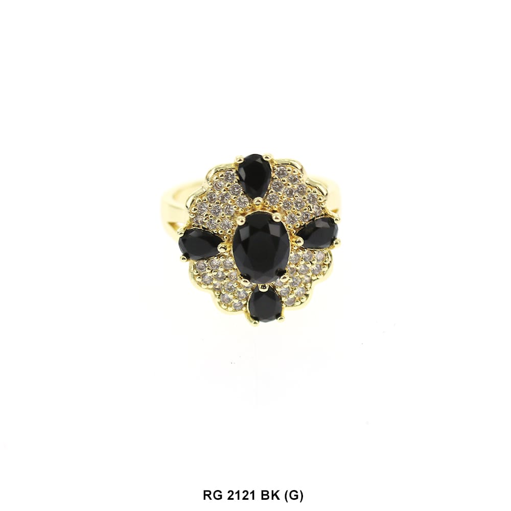 Anillo dama CZ RG 2121 BK (G)