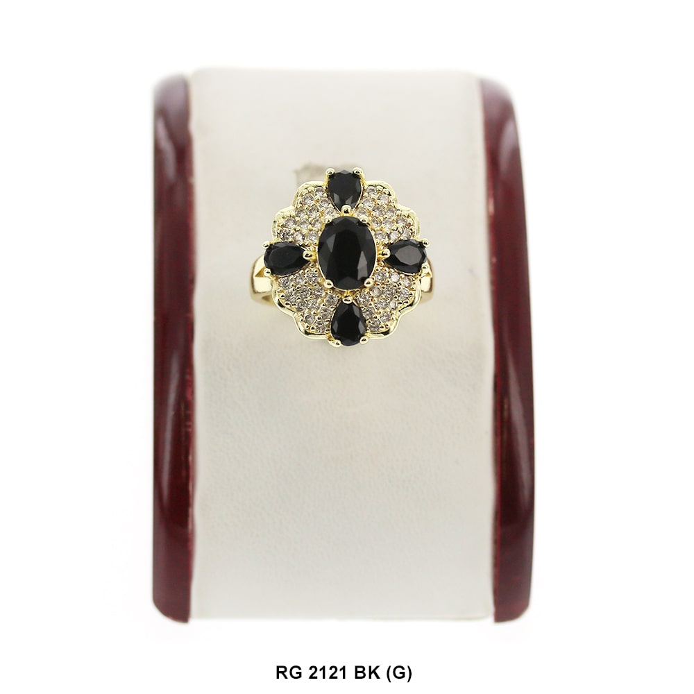 Anillo dama CZ RG 2121 BK (G)