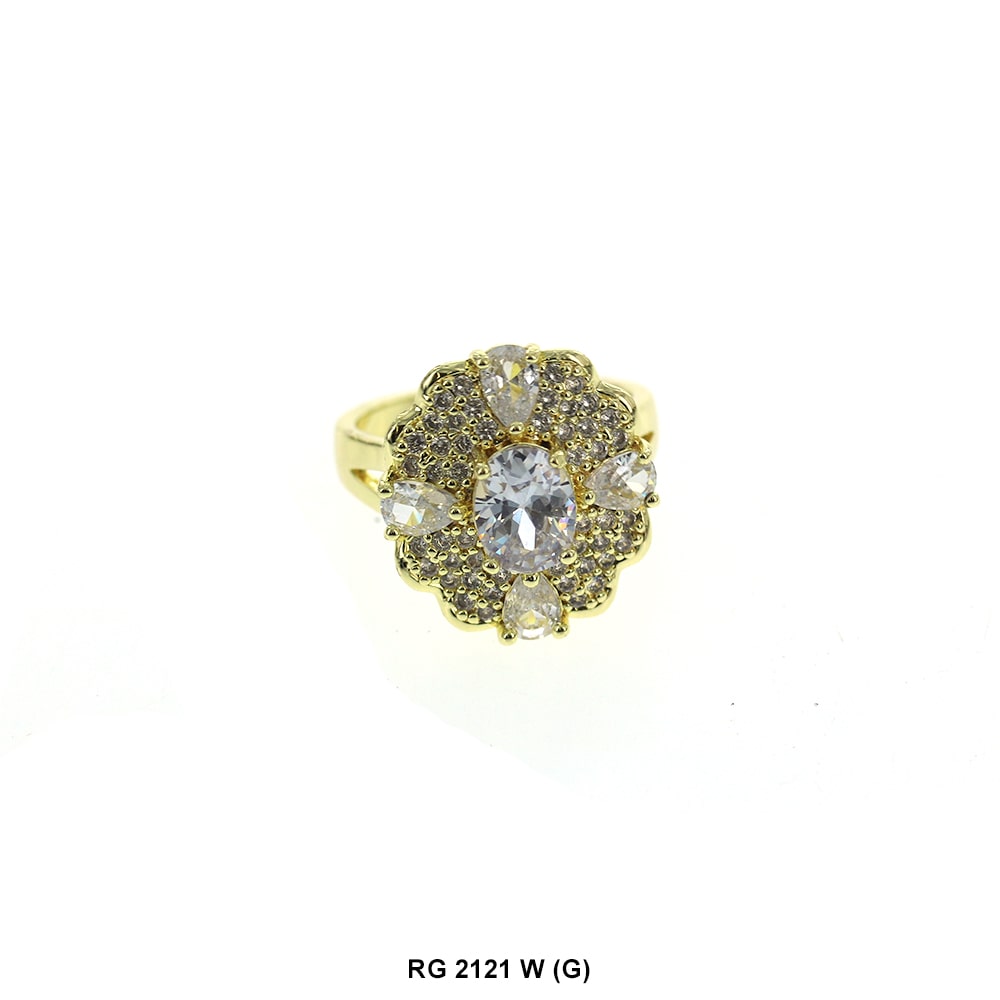 Lady CZ Ring RG 2121 W (G)