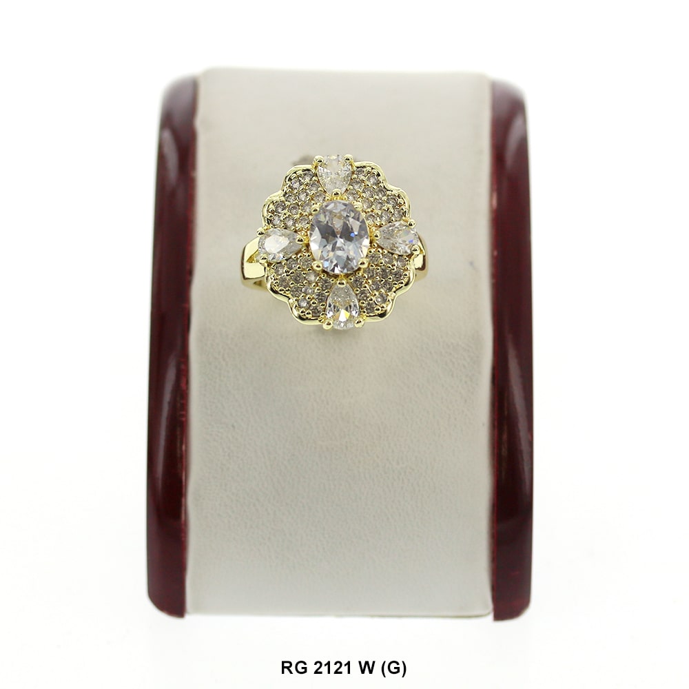 Lady CZ Ring RG 2121 W (G)