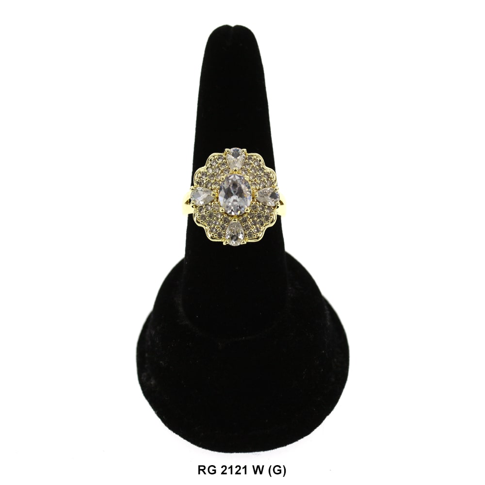 Lady CZ Ring RG 2121 W (G)