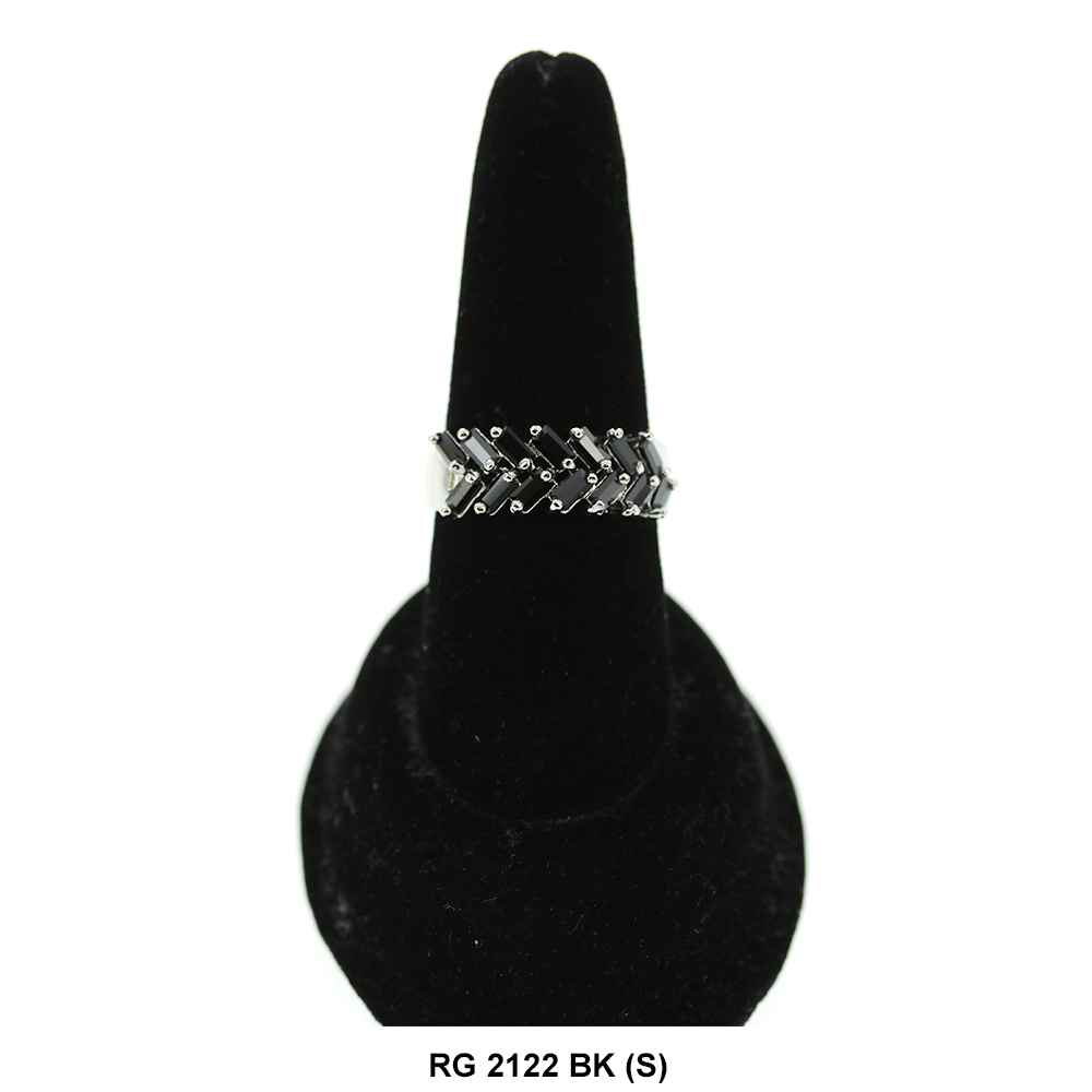 Anillo Lady CZ RG 2122 BK (S)