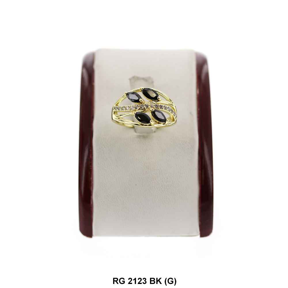 Anillo Lady CZ RG 2123 BK (G)