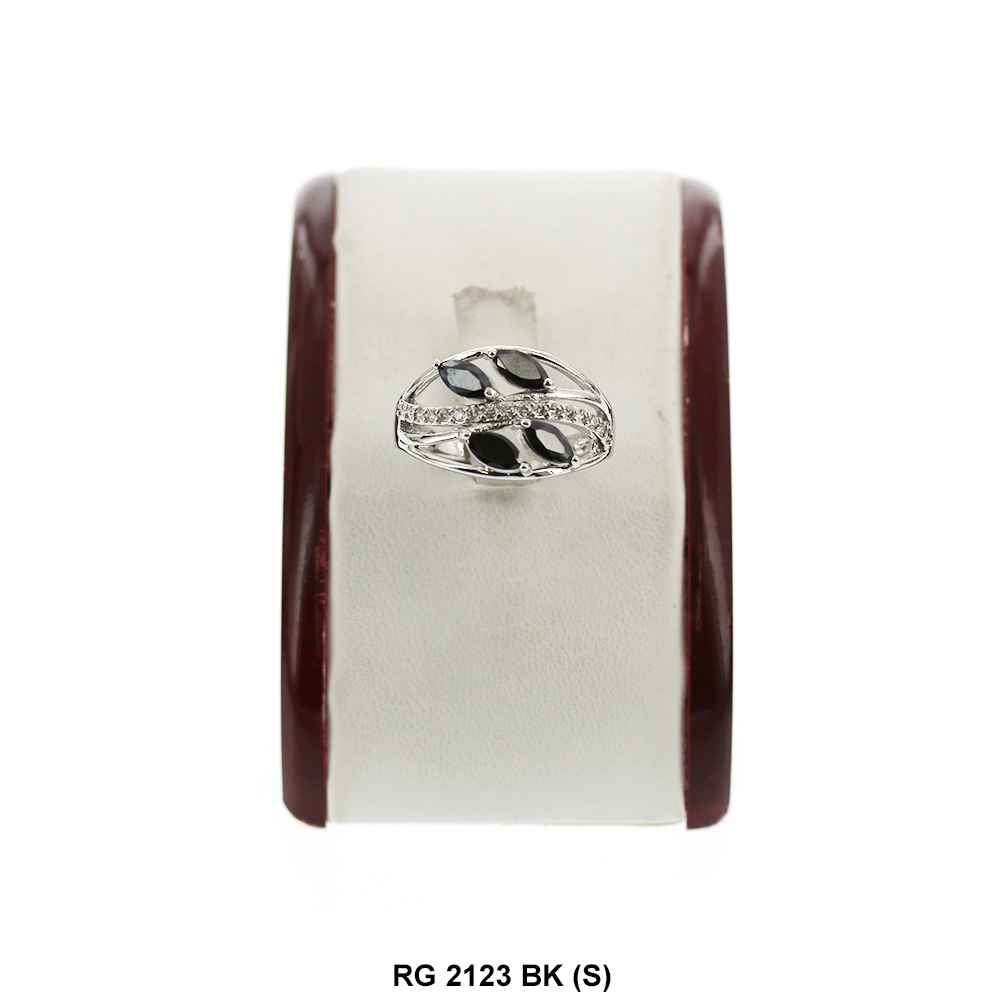 Anillo Lady CZ RG 2123 BK (S)