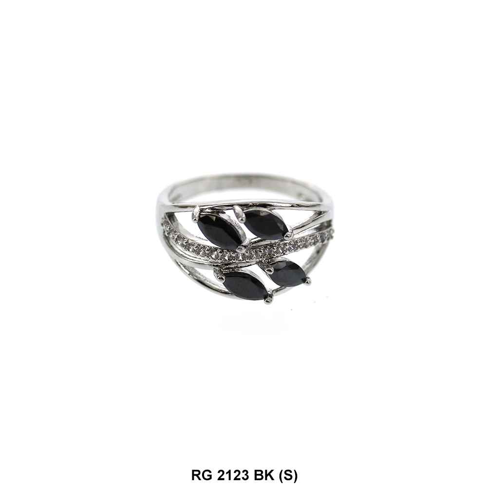 Anillo Lady CZ RG 2123 BK (S)