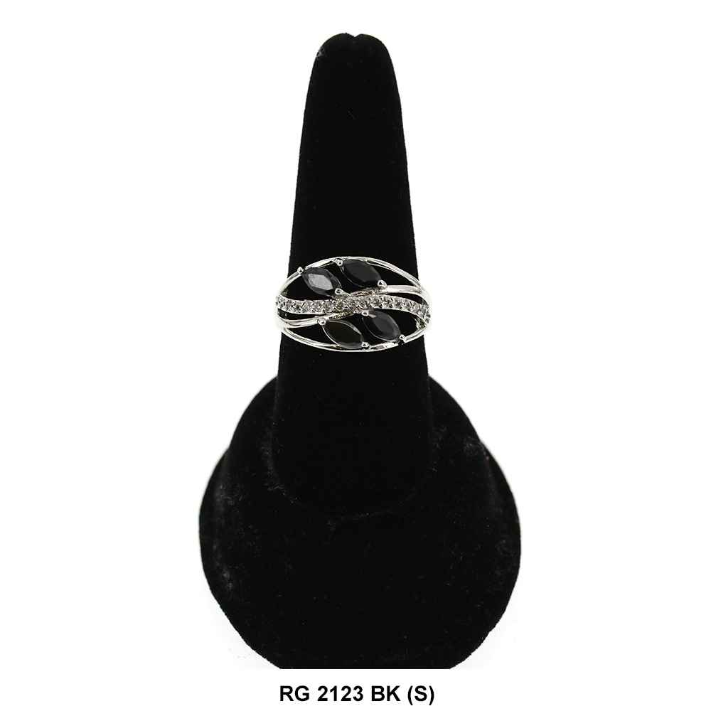 Anillo Lady CZ RG 2123 BK (S)