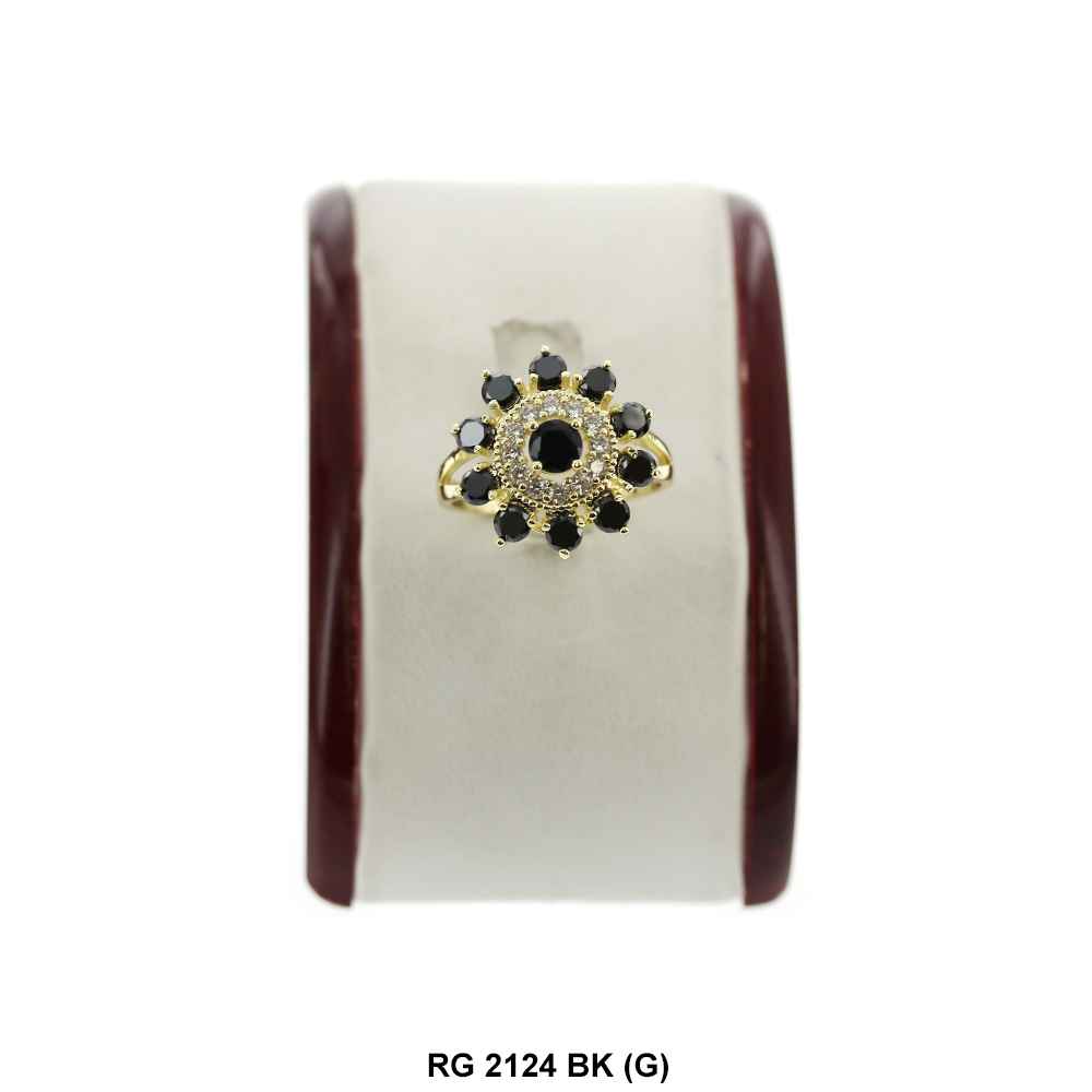 Anillo dama CZ RG 2124 BK (G)