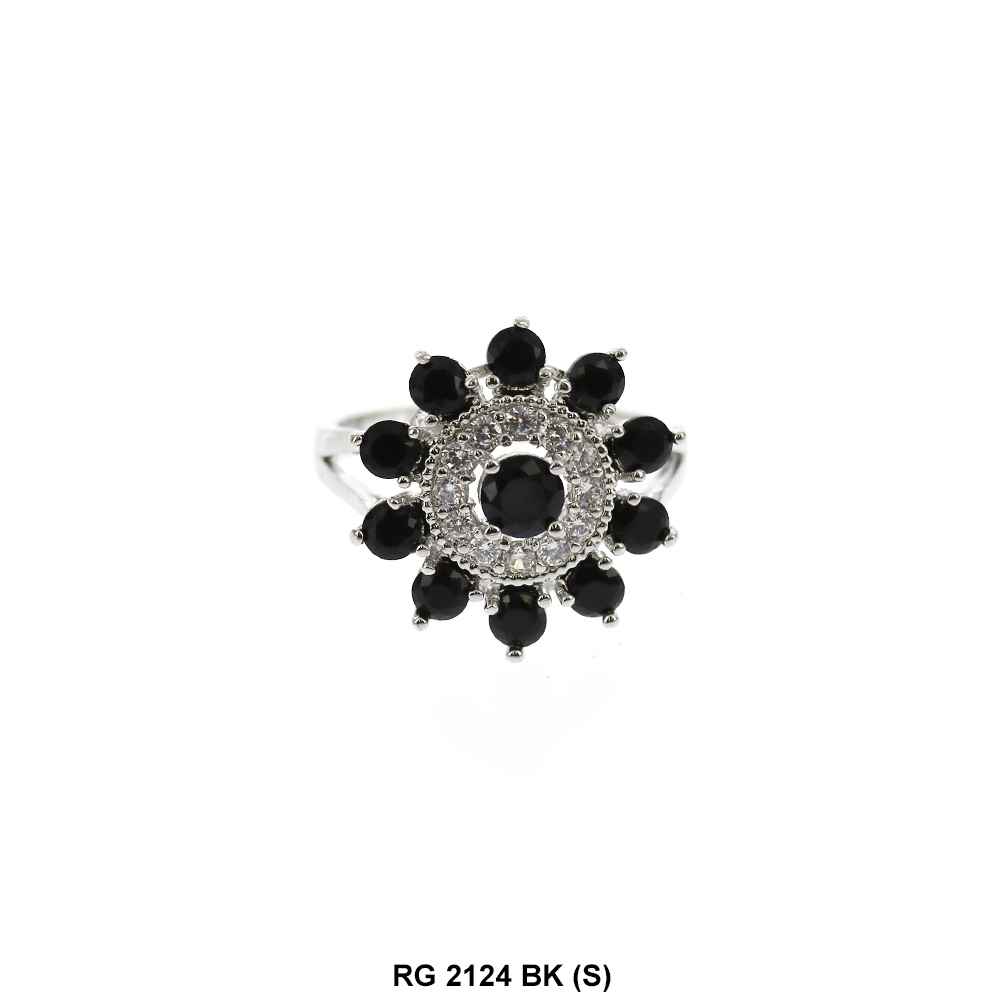 Anillo Lady CZ RG 2124 BK (S)