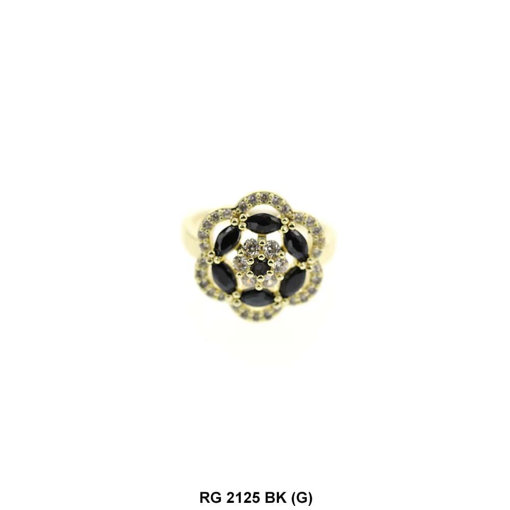 Anillo Dama CZ RG 2125 BK (G)