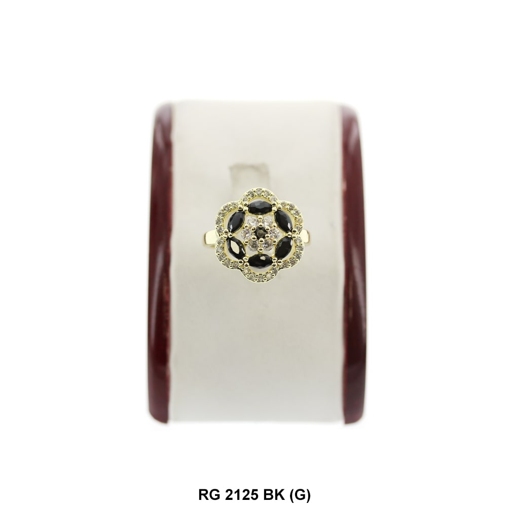 Anillo Dama CZ RG 2125 BK (G)