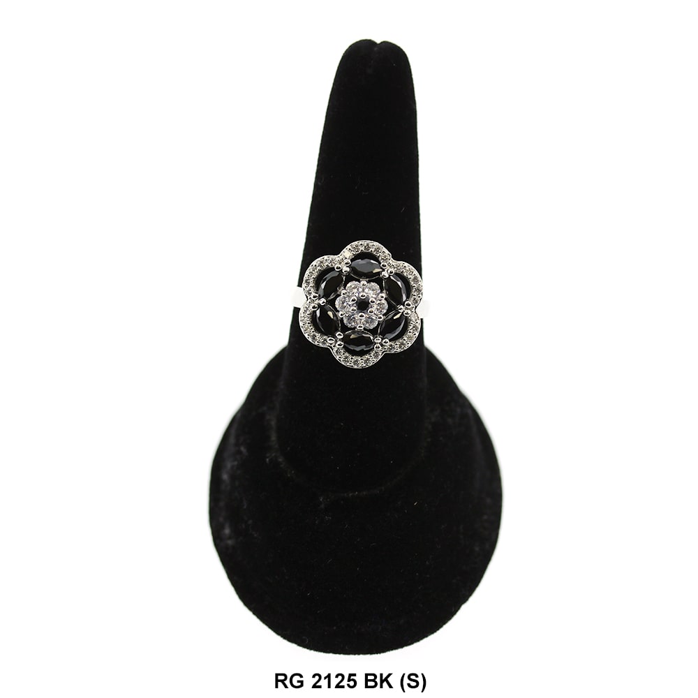 Anillo Lady CZ RG 2125 BK (S)