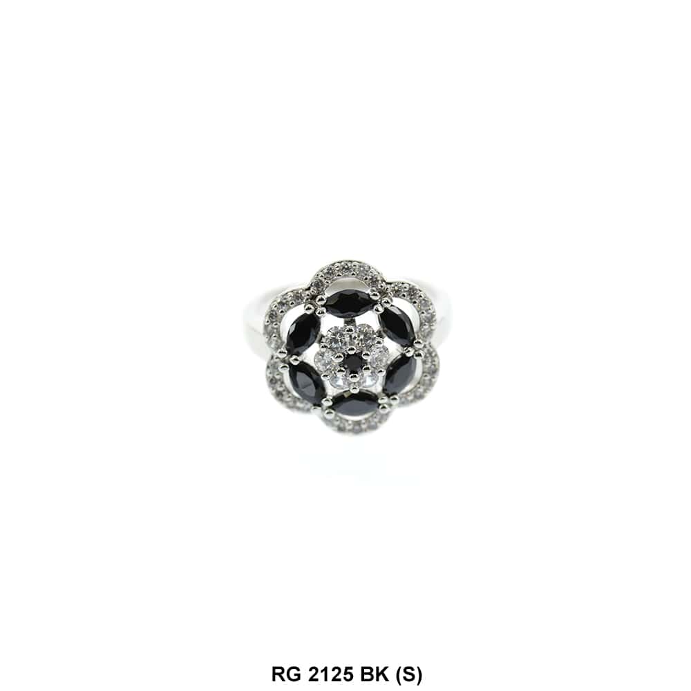 Anillo Lady CZ RG 2125 BK (S)