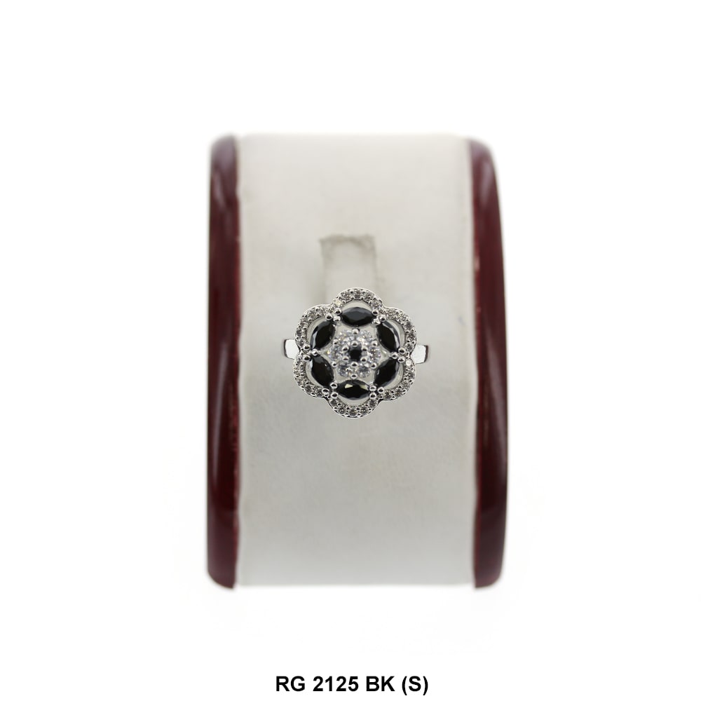 Anillo Lady CZ RG 2125 BK (S)