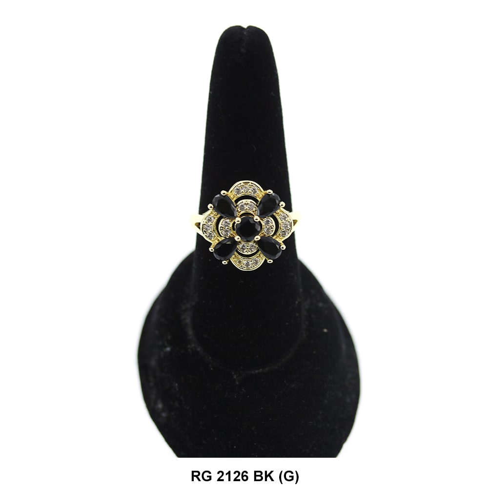 Anillo dama CZ RG 2126 BK (G)