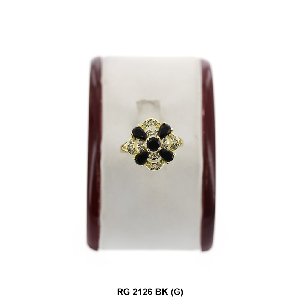 Anillo dama CZ RG 2126 BK (G)