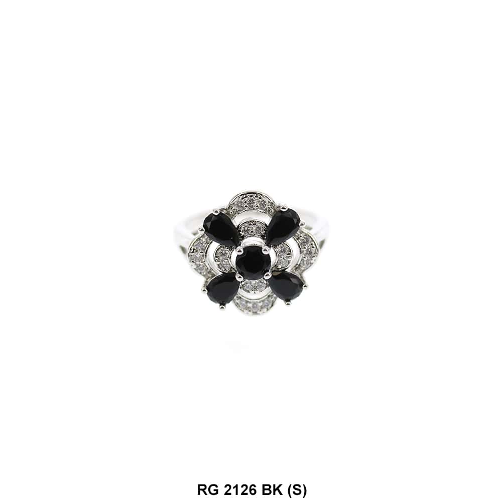 Anillo Lady CZ RG 2126 BK (S)