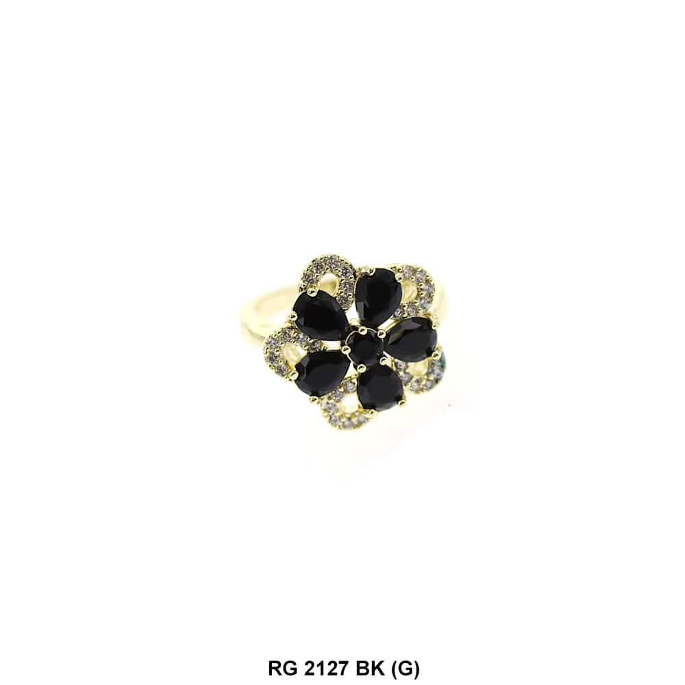 Anillo dama CZ RG 2127 BK (G)