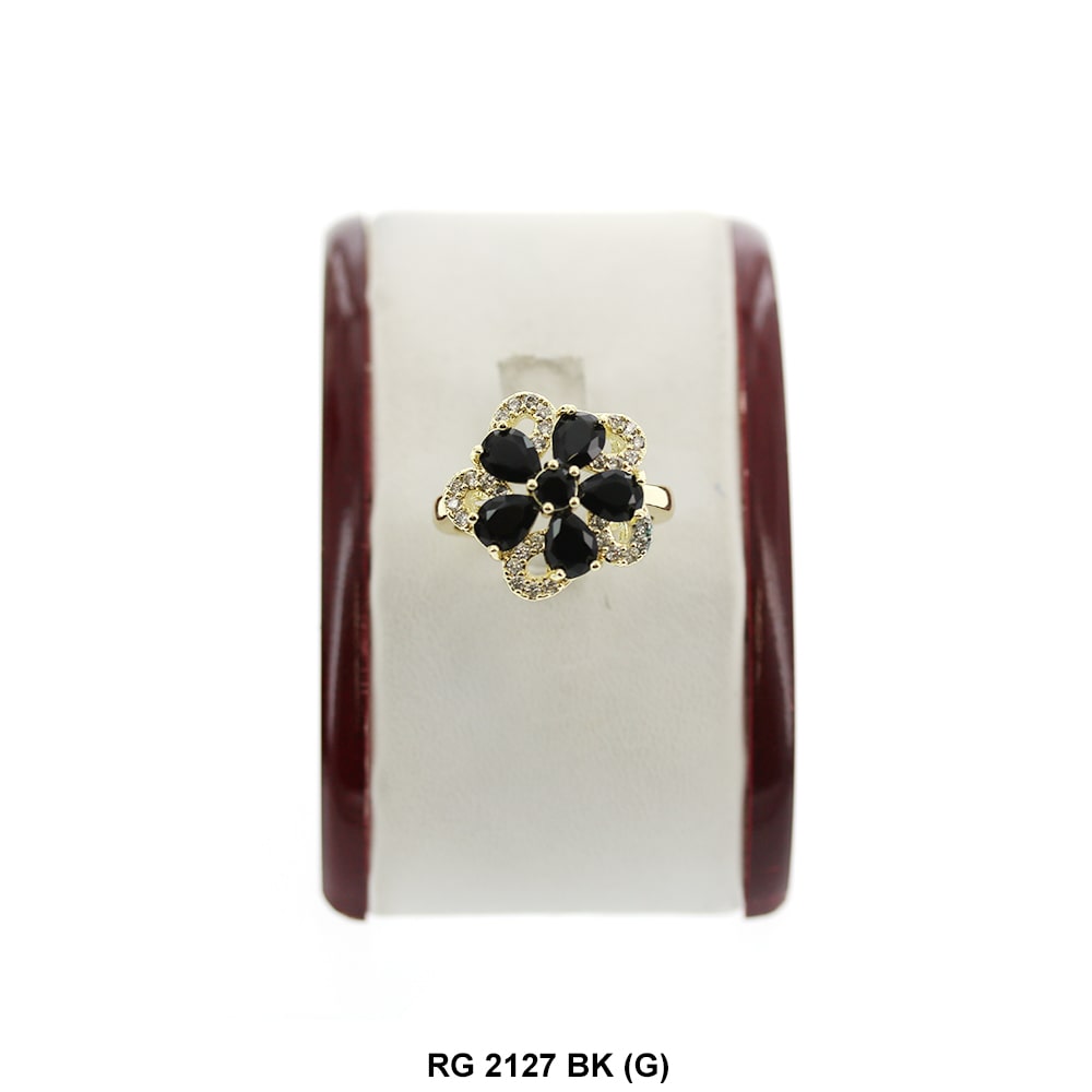 Anillo dama CZ RG 2127 BK (G)