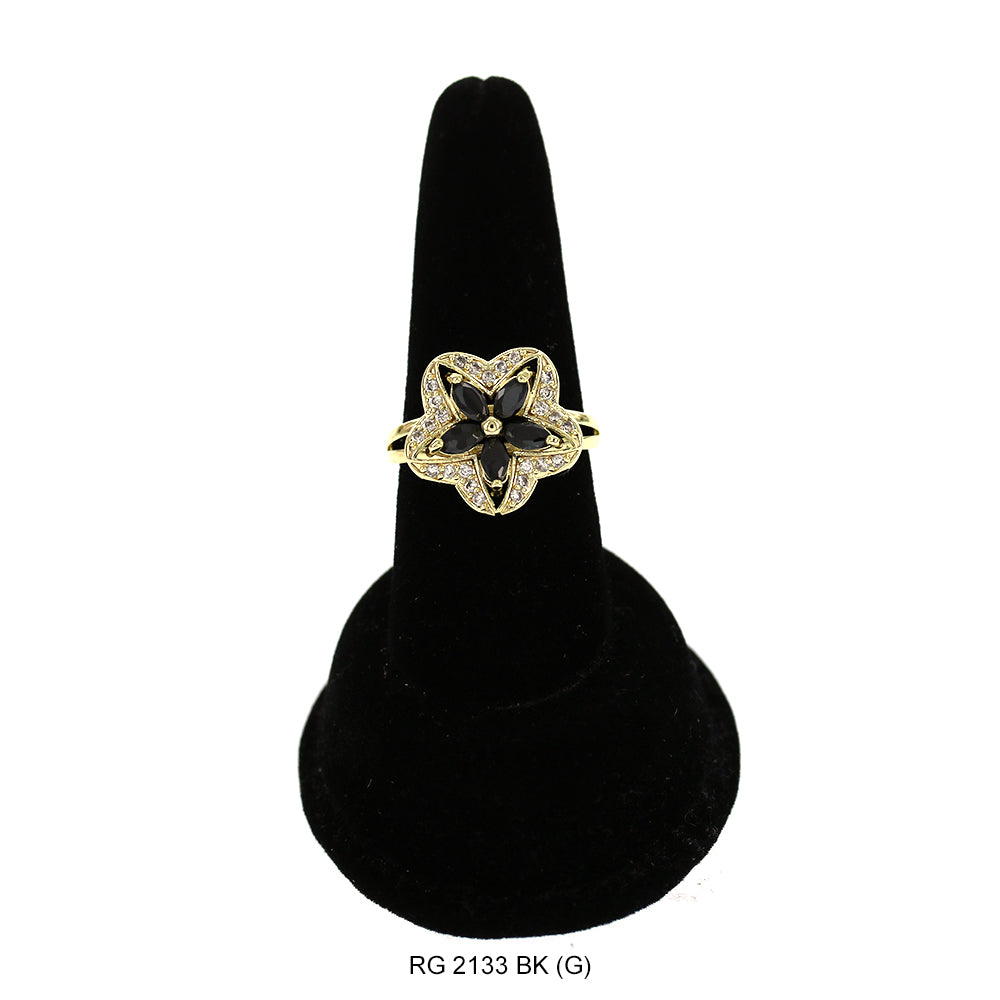 Anillo Dama CZ RG 2133 BK (G)