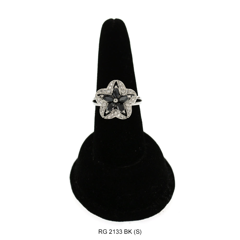 Anillo Lady CZ RG 2133 BK (S)