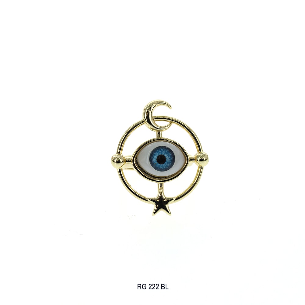 Evil Eye Openable Ring RG 222 BL