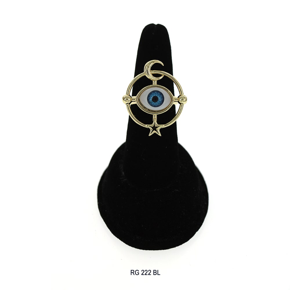 Evil Eye Openable Ring RG 222 BL