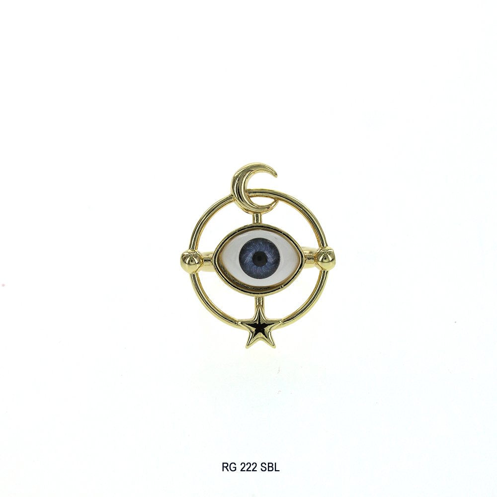 Evil Eye Openable Ring RG 222 SBL