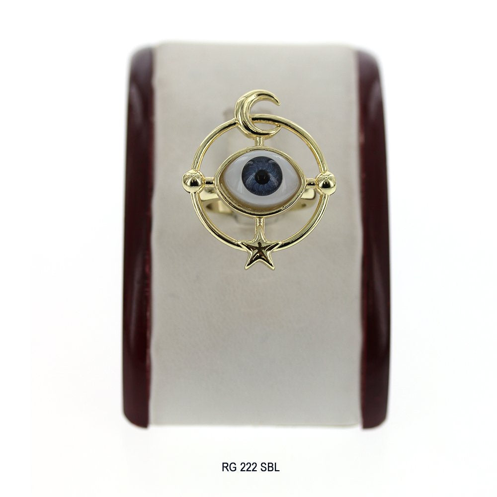 Evil Eye Openable Ring RG 222 SBL