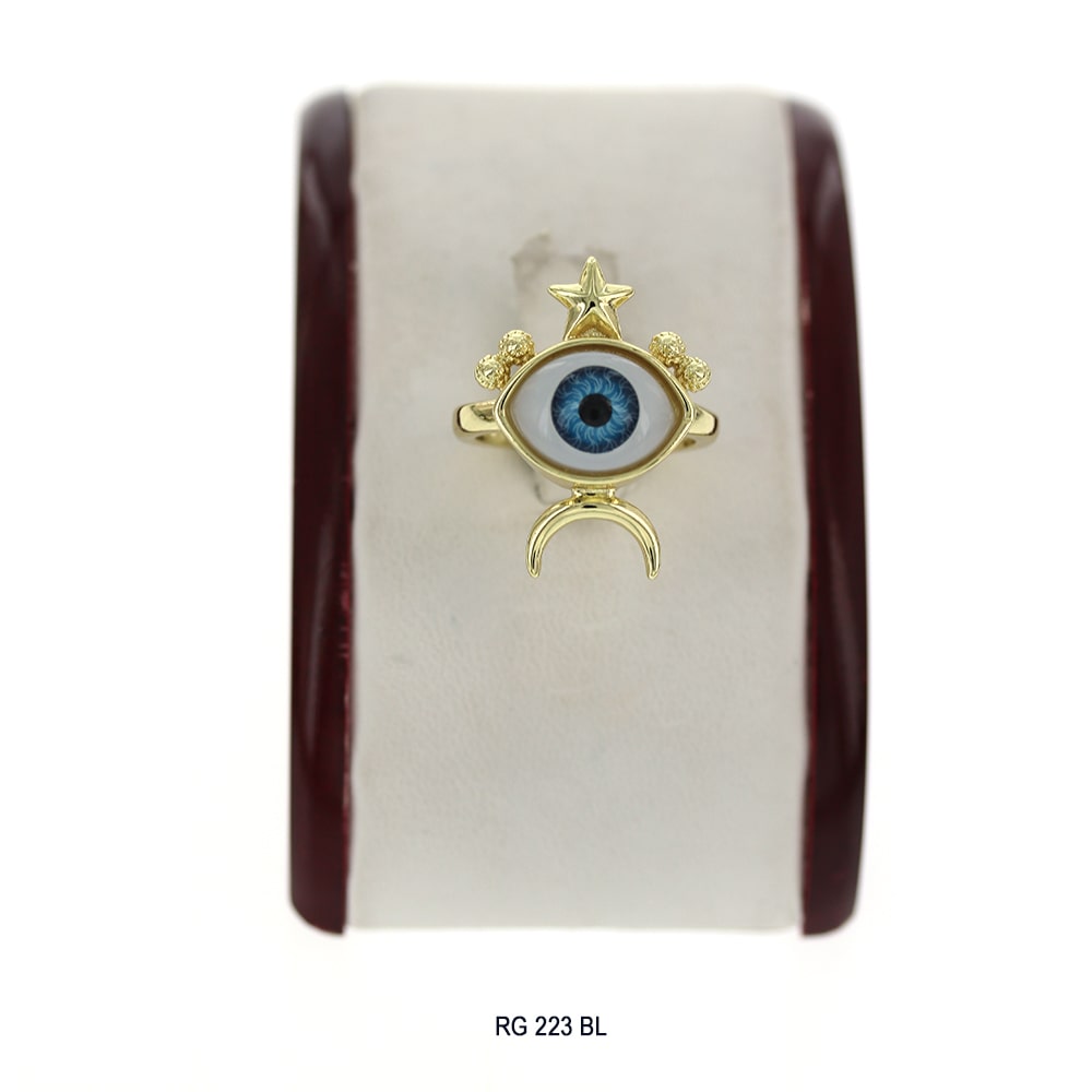 Evil Eye Openable Ring RG 223 BL