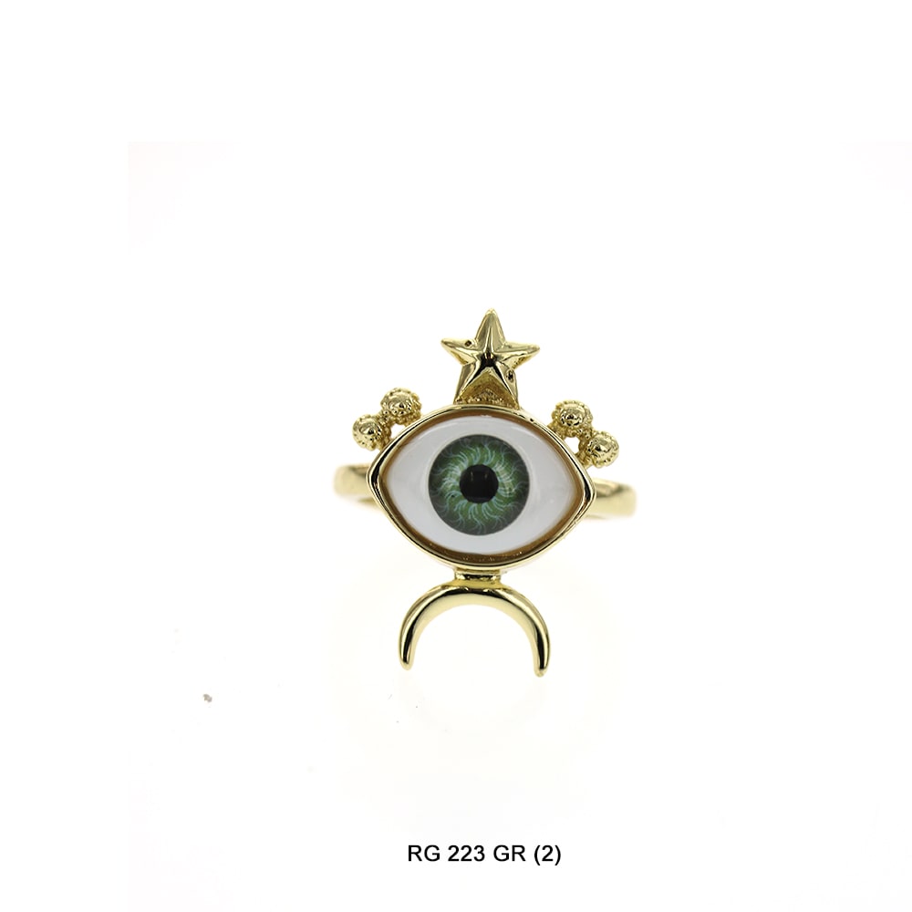 Evil Eye Openable Ring RG 223 GR