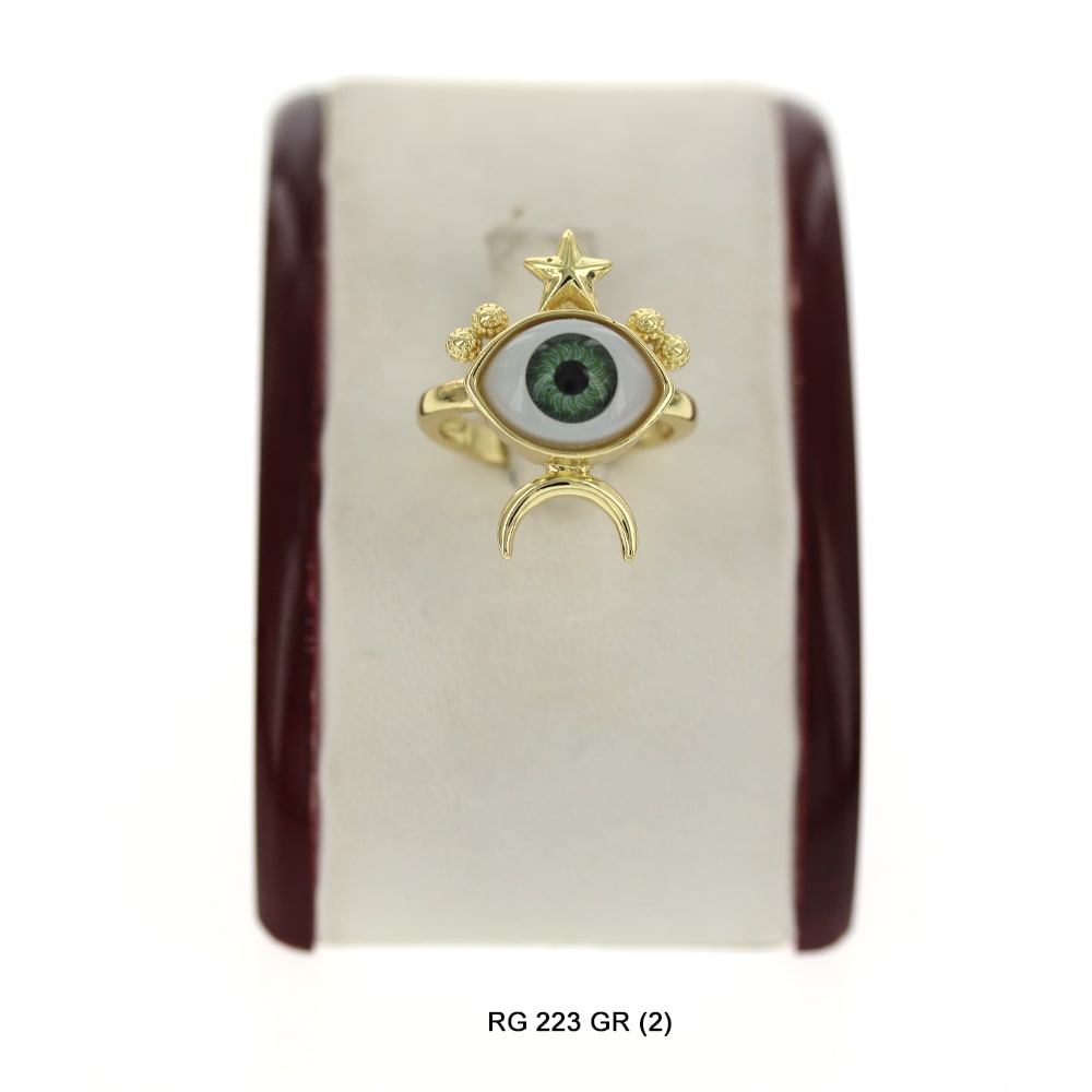 Evil Eye Openable Ring RG 223 GR