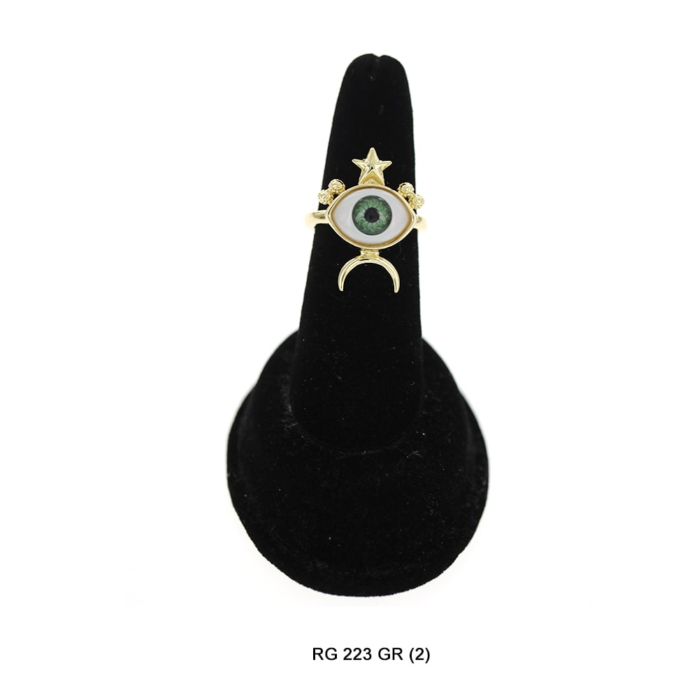 Evil Eye Openable Ring RG 223 GR