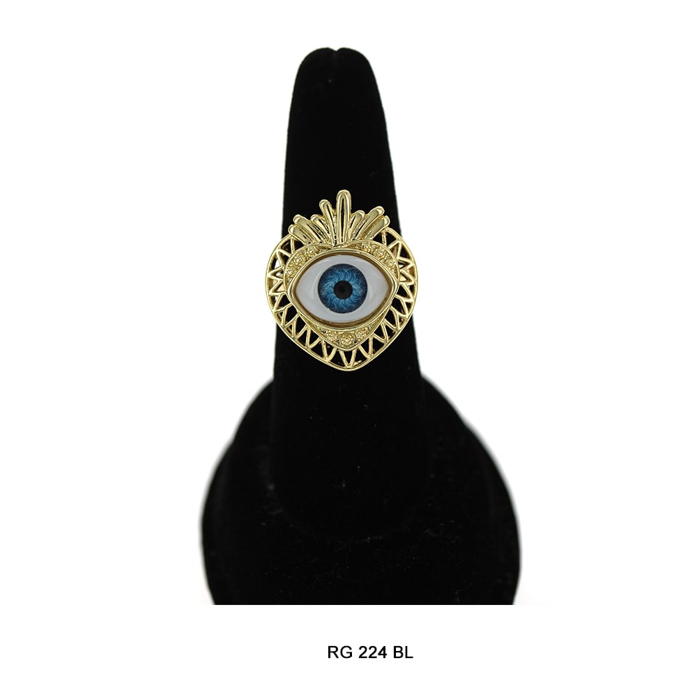 Evil Eye Openable Ring RG 224 BL