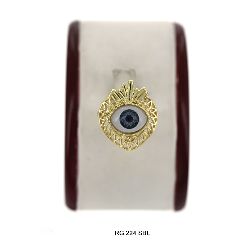 Evil Eye Openable Ring RG 224 SBL