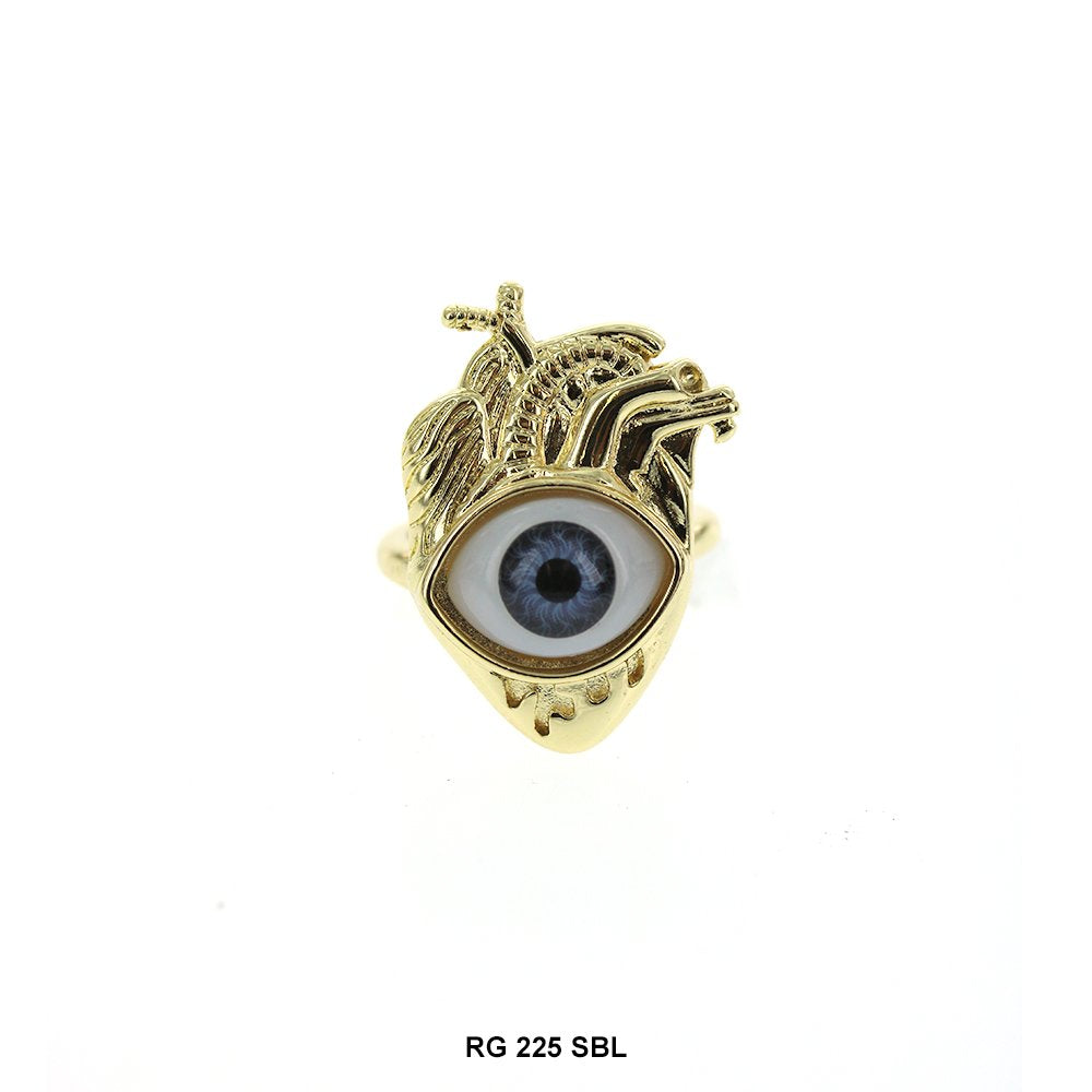 Evil Eye Openable Ring RG 225 SBL